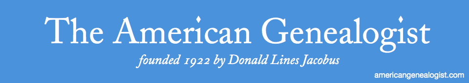 The American Genealogist